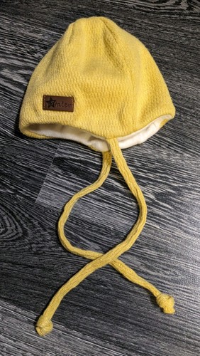 Warme baby mütze senfgelb - warme,